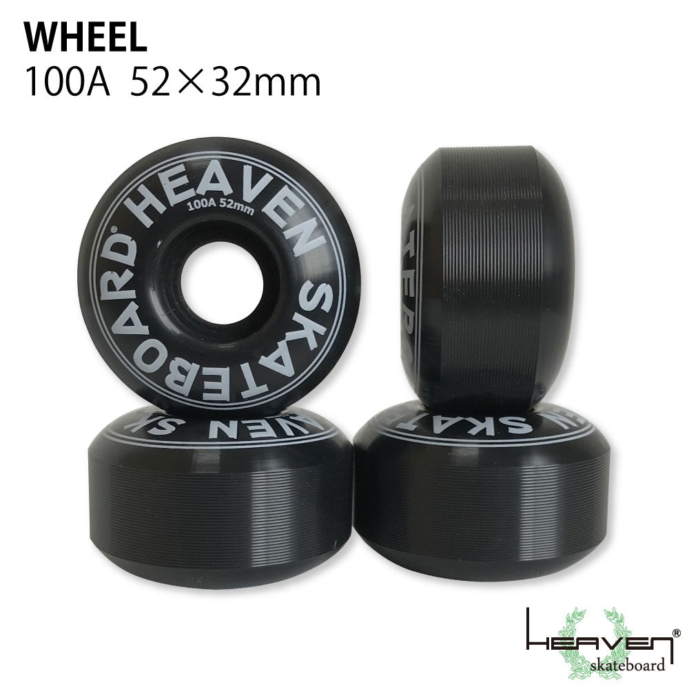 Skateboard Wheels Hard Wheels 100A 52mm Skateboard Tires Skateboard Top Black SK8 Skateboard Tires