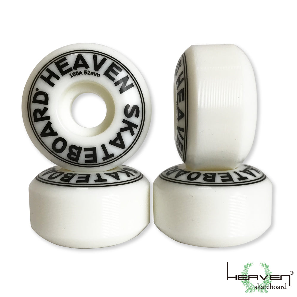 Skateboard Wheels Hard Wheels 100A 52mm Skateboard Tires Skateboard Top White SK8 Skateboard Tires