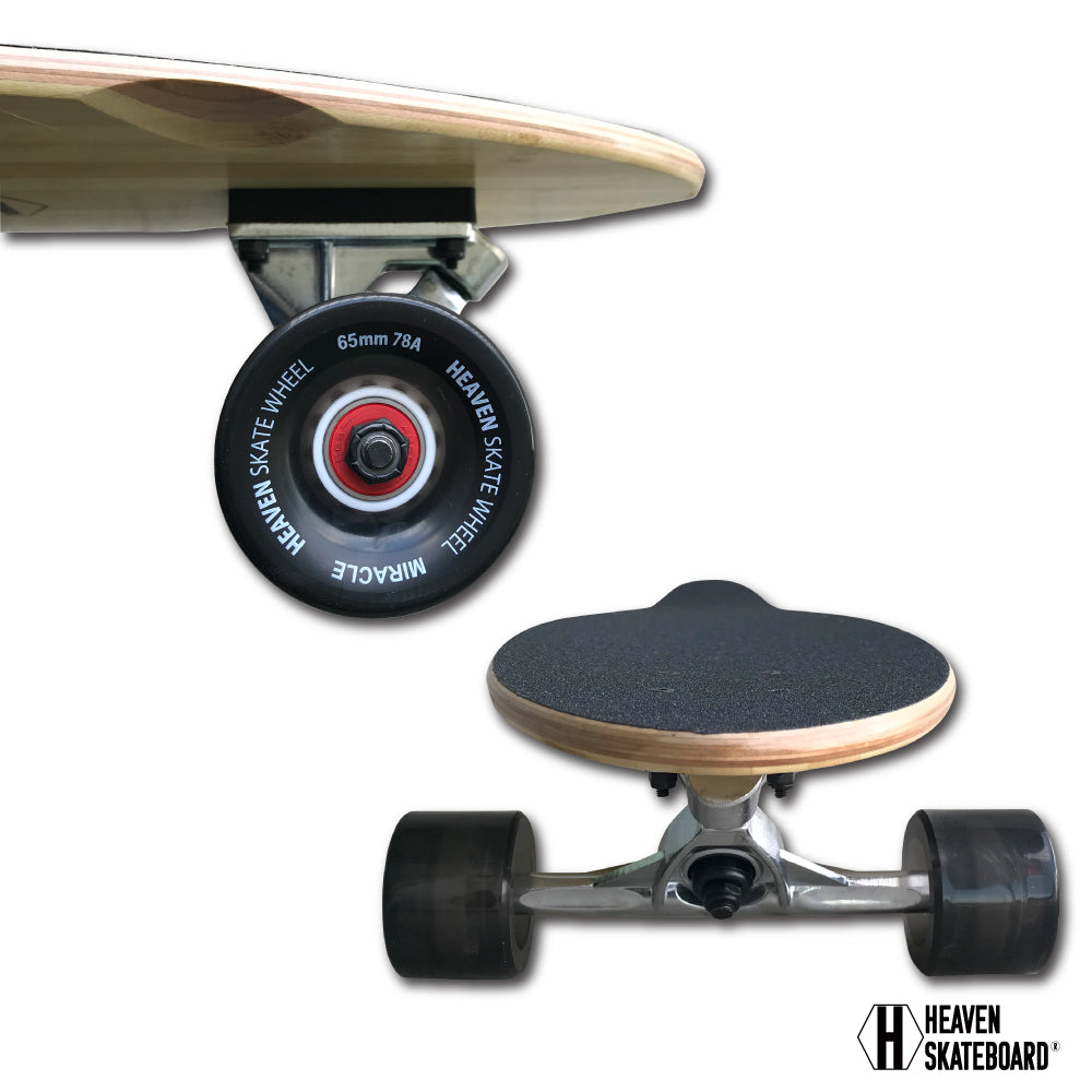 Long Skateboard <br>HEAVEN BAMBOO 40"<br> Cruising board made of natural bamboo material Popular surf skate Longboard Special price Limited quantity Special price