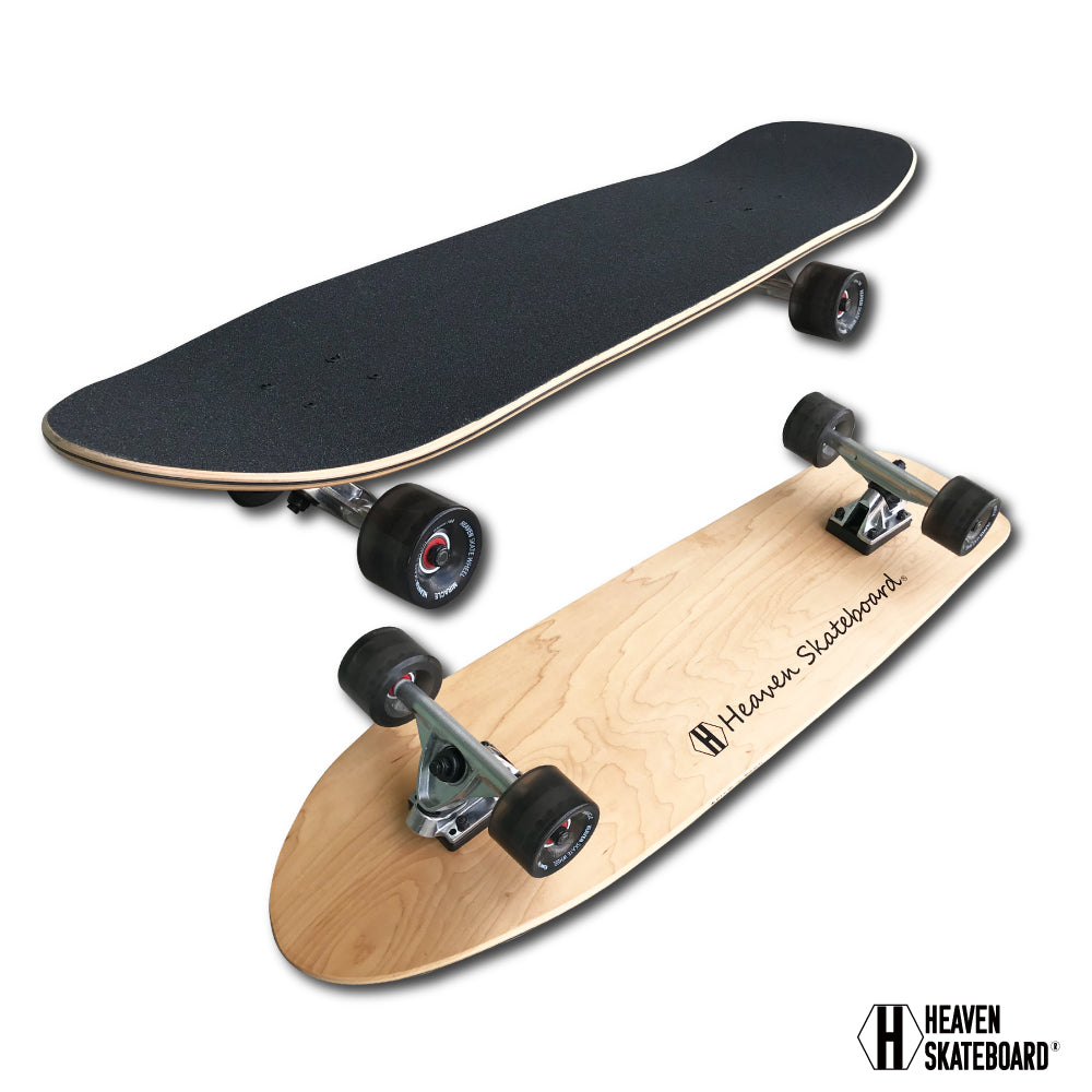 HEAVEN Long Skateboard 35x10 Swamis 35 SWAMIS Heaven ABEC7 Skateboard Skate Long Skate sk8 SKATEBOARD