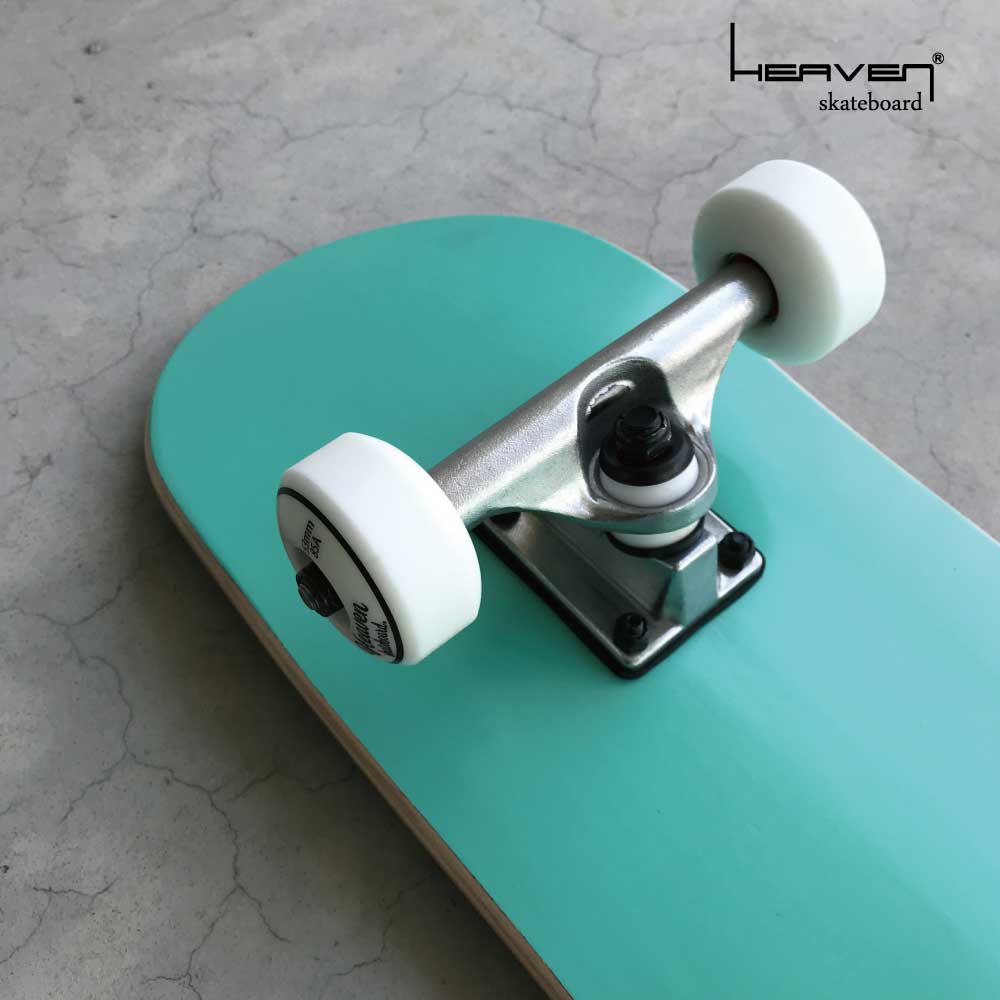 Skateboard Complete<br> Vitamin 28.5×7.375 HEAVEN JUNIOR SKATE COMPLETE<br> MINT BLUE Mint Blue Junior Skateboard High spec Professional spec finished product High quality For kids JASA member From beginners to super kids