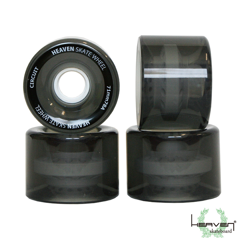 <br> HEAVEN SKATEBOARD WHEEL CIRCUIT<br> Heaven Skateboard Wheel Circuit<br> 71×52mm SHR78A for cruising boards<br> Set of 4 for 1 vehicle Skateboard Long Skateboard Cruiser Cruising Wheels Long Skate Wheels Surf Skate Wheels <br>