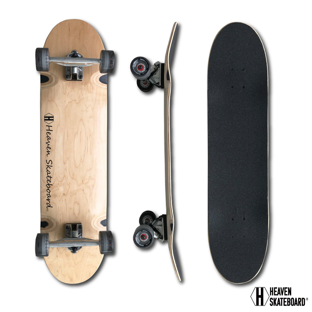Long Skateboard <br>HEAVEN CARDIF 36 inches approx. 91.4 x 22.2 cm<br> High quality, most popular size long skateboard<br> Heaven Cardiff 36 inch Snowboard Surfing Off-Training Long Skateboard Long Skate Surf Skate