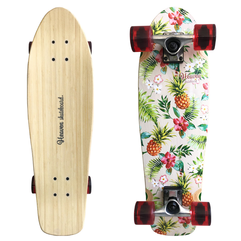 Cruiser Skate Cruising Skate HEAVEN Aloha Cruiser Complete 28 inch Heaven Skateboard Skate sk8 SKATEBOARD City Ride