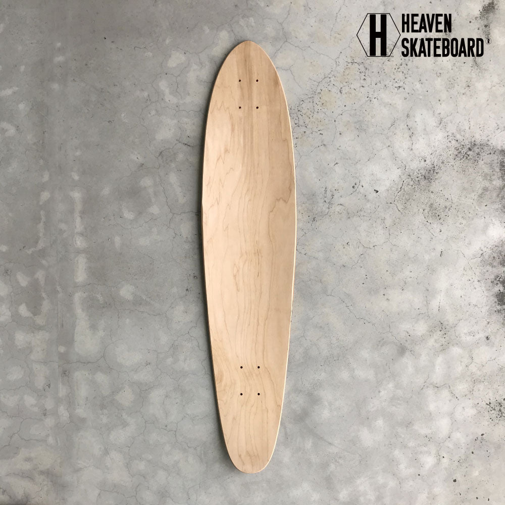 Long Skateboard Deck Surf Skateboard Deck HEAVEN BAMBOO 40 Deck Heaven Skateboard Deck SK8 SKATEBOARD Assembled Custom Made with Bamboo Bamboo 40