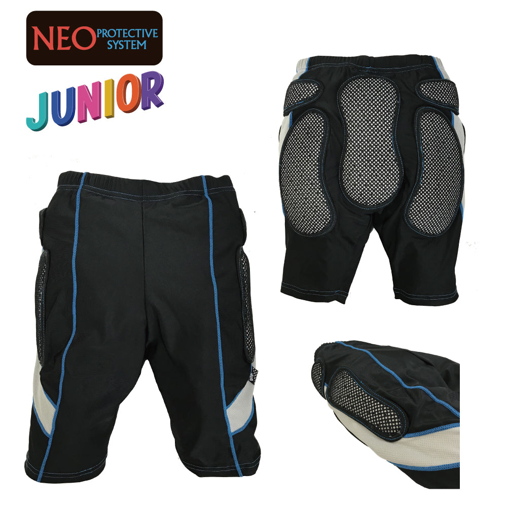 スノーボードスキーヒッププロテクターヒップパッドキッズジュニアNEOINNERSHORTJRネオインナーショートジュニアBS118吸汗・速乾素材の子供用お尻パッド身長90cm?150cmスケボーバイクBMXキックバイクに