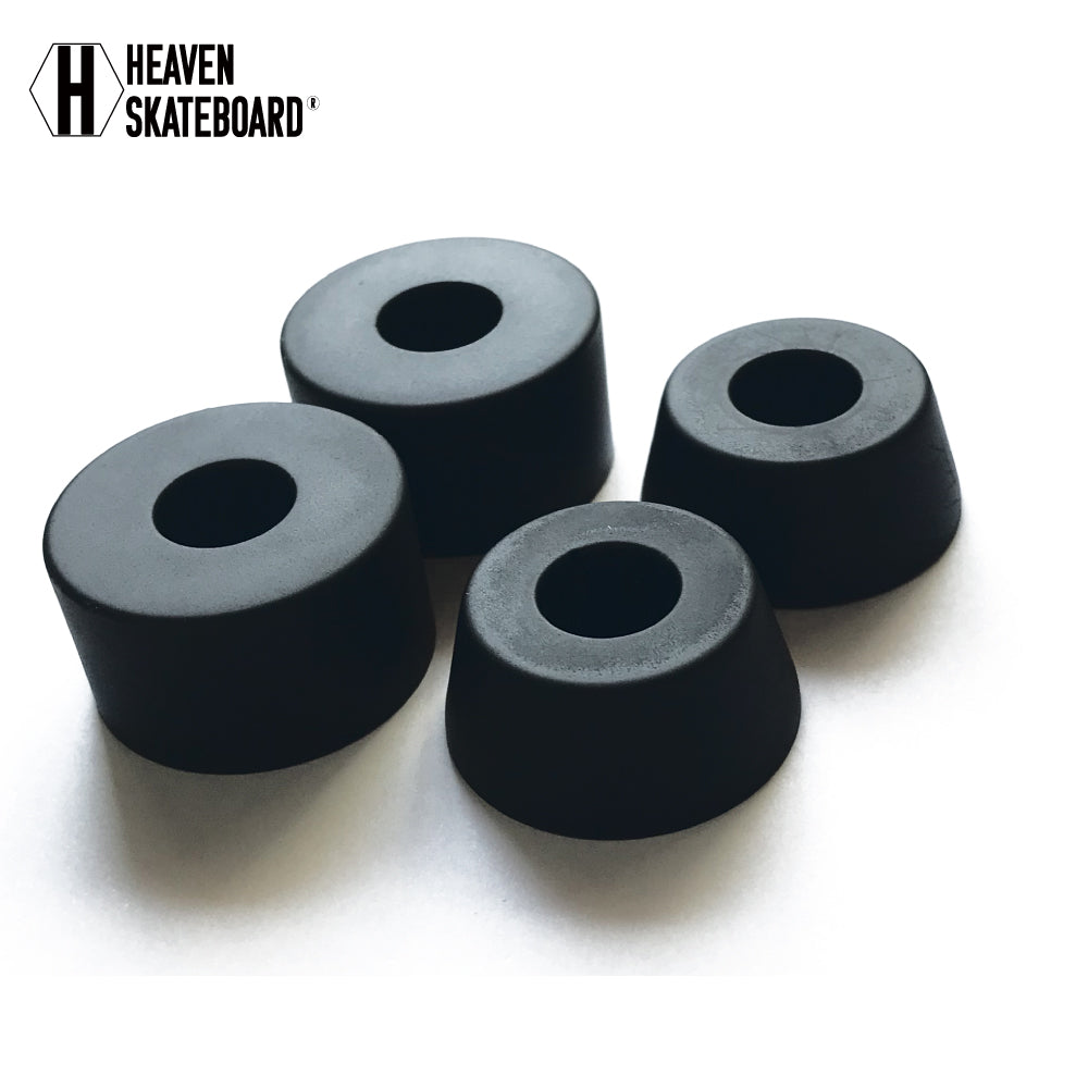 HEAVEN Skateboard Truck Bushing Rubber Hard Cush Bushing Set 1 Set Heaven Hard Bush SHR95AA Black