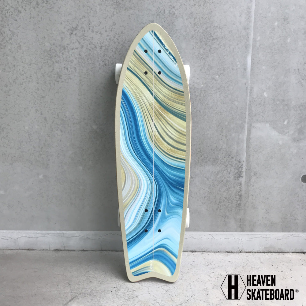Skateboard Surf Skateboard HEAVEN CLIFFS30 Heaven Cliffs 30 inch Skateboard Looks and feels like surfing Short deck Top action Pumping Bottom turn Cutback practice Muscle training cruising board