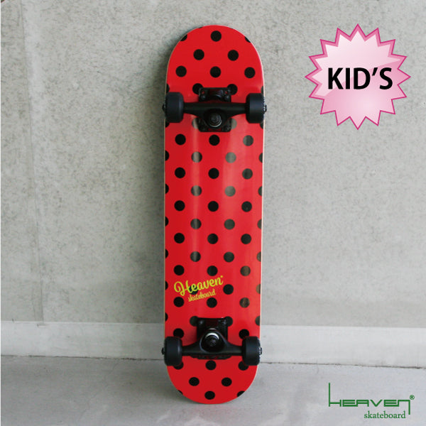 スケートボード コンプリート<br>Vitamin 28.5×7.375 HEAVEN JUNIOR SKATE COMPLETE<br>DOTRED ドットレッド<br>ジュニア用スケボー ハイスペック プロスペック<br>完成品 高品質 子供用 JASA加盟 初心者からスーパーキッズまで 訳あり