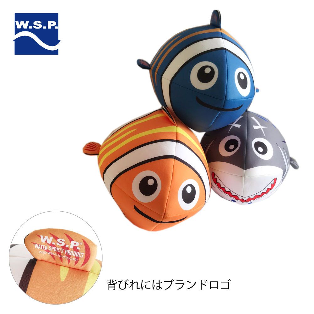 ビーチボールW.S.P.FISHBALOONフィッシュバルーンメンズレディースキッズウレタン素材70cm水辺用バルーンビーチ水遊び海川魚プールキャンプアウトドアインスタ映えナイトプール