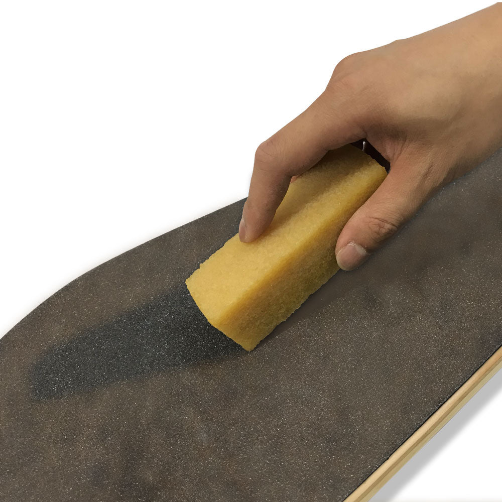 Skateboard cleaner, skateboard deck tape stain remover, grip cleaner, deck cleaning, Heaven SK8 eraser