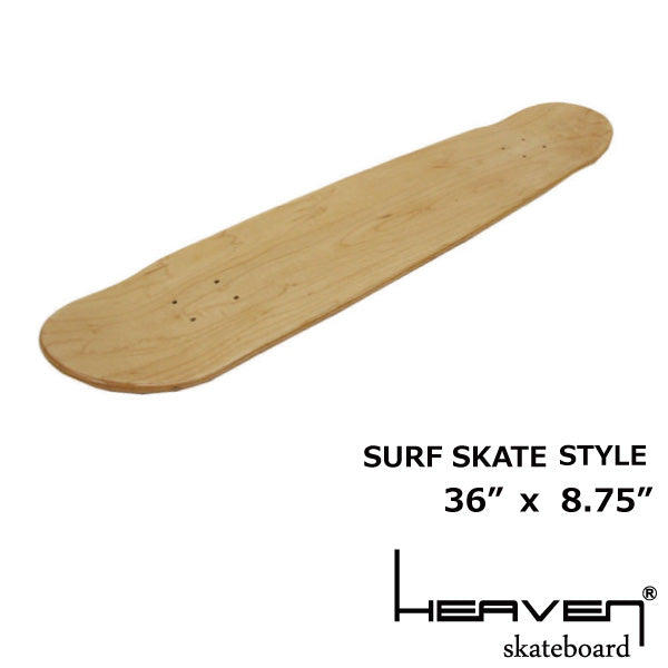 おまけ付<BR>・<BR>SURF SKATE DECK 36"×8.75"プレゼント付Y字ツールションで<BR>サーフスケート用のブランクデッキ<br>カラーサンドデッキ仕様<br>ブラック(ブラックサンド)<br>