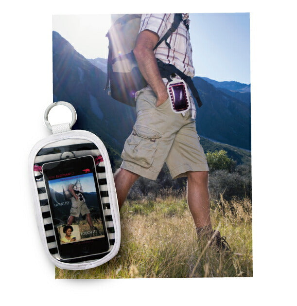 <BR>PINK ELEPHANT <BR>SMART TOUCH CASE<BR>ピンクエレファント <BR>スマートタッチケース<BR>【スマホ ケース ハイキング 登山 ラン マラソン i-phone ポーチ 携帯ケース】<BR>
