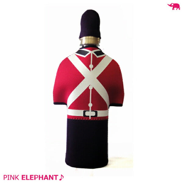 PINK ELEPHANT WINEBOTTLE COVER<BR>ピンクエレファント ワインボトルカバー<BR>イギリス兵隊<BR><BR> 5002014