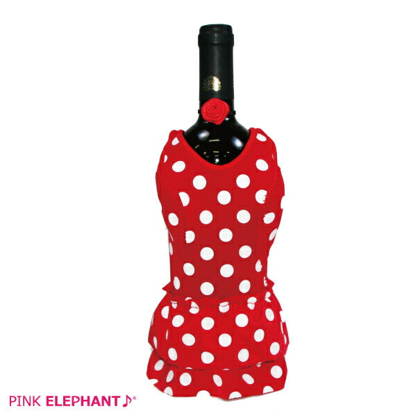 PINK ELEPHANT WINEBOTTLE COVER <br>Pink Elephant Wine Bottle Cover Flamenco Lady <br><br>