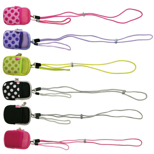 <br><br> PINK ELEPHANT CAMERA CASE LIMEDOT<br> Pink Elephant Camera Case Color: Lime Dot <br>