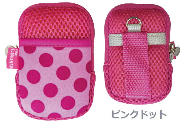 <br><br> PINK ELEPHANT CAMERA CASE PNKDOT<br> Pink Elephant Camera Case Color: Pink Dot <br>