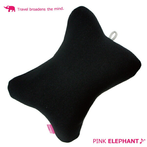 PINK ELEPHANT Pink Elephant<br> Travel cushion Color: BLK (Black) <br>This will make you feel super relaxed when you're traveling! Of course, it's also great for everyday naps and driving! <br><br>