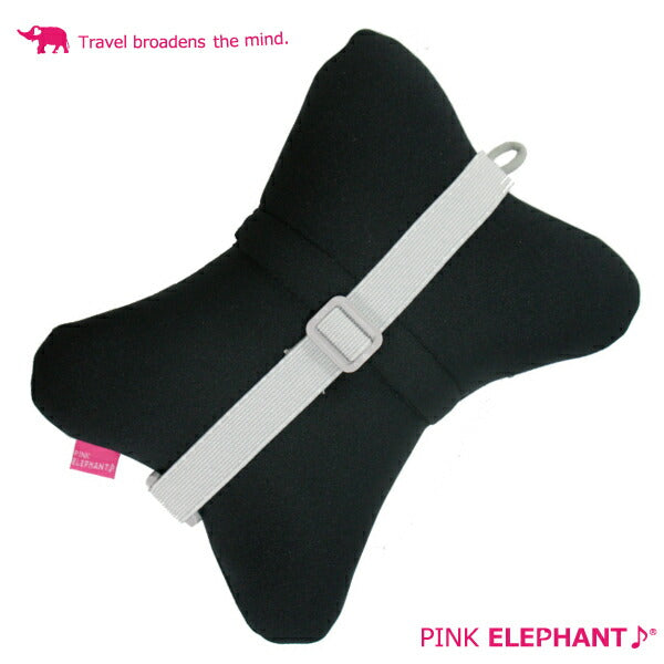 PINK ELEPHANT Pink Elephant<br> Travel cushion Color: BLK (Black) <br>This will make you feel super relaxed when you're traveling! Of course, it's also great for everyday naps and driving! <br><br>