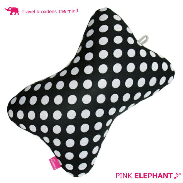 PINK ELEPHANT Pink Elephant <br>Travel cushion color: BLKDOT<br> This will make you feel super relaxed when you're traveling! Of course, it's also great for everyday naps and driving! <br><br>