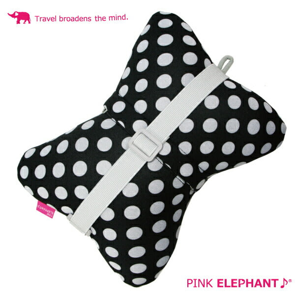 PINK ELEPHANT Pink Elephant <br>Travel cushion color: BLKDOT<br> This will make you feel super relaxed when you're traveling! Of course, it's also great for everyday naps and driving! <br><br>