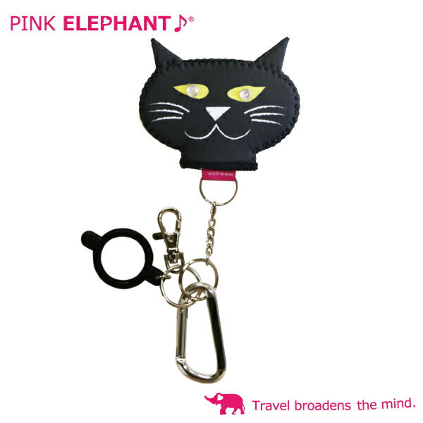<BR>【】<BR>ピンクエレファント PINK ELEPHANT<BR>SMILE★CAT HOLDER (スマイル キャット ホルダー)<BR>頼りになるベッキー カラー:ブラック <BR>【ウエットスーツ素材のボトルキャップカバー!】<BR>(P16Sep15) 20P05Dec15 5002014