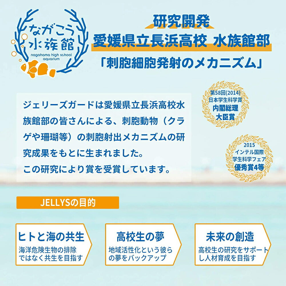 JELLYS GUARD SUNCREEEN Jellyfish Repellent Sunscreen Cream 50mL / NET WT.1.6 OZ SPF50+ PA++++