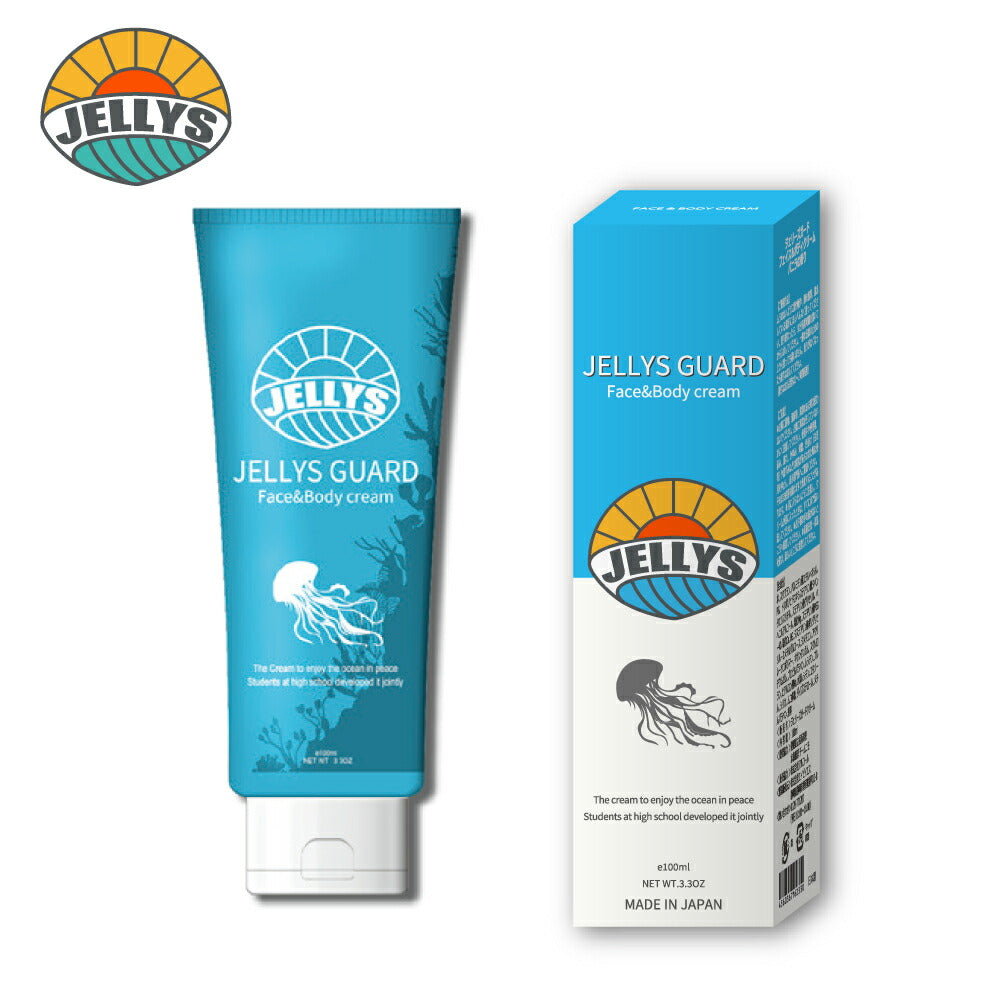 JELLYS GUARD FACE&BODYCREAM Jellyfish Repellent 100mL / NET WT.3.3 OZ