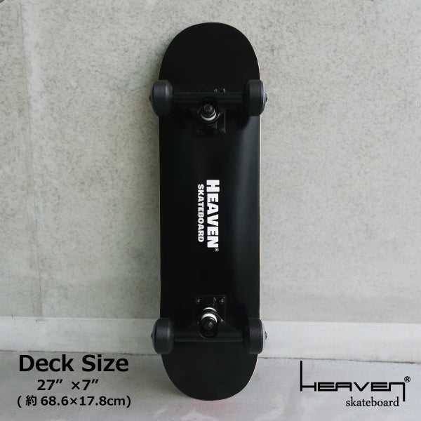 スケートボード<br>コンプリート<br>Vitamin 27×7 HEAVEN JUNIOR SKATE COMPLETE<br>ヘブン ジュニア用スケボー<br>ハイスペック スケートボード 完成品 高品質<br>子供用 キッズ用 ジュニア用 入門 初心者<br>訳あり