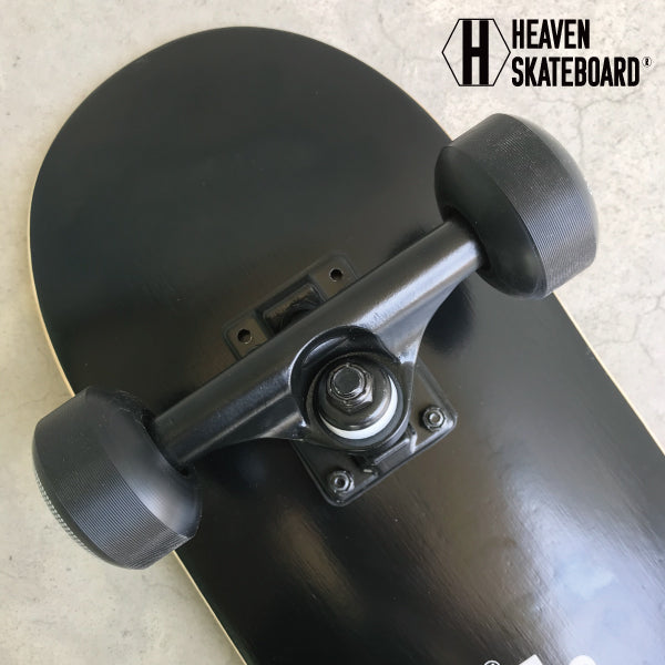 スケートボード<br>コンプリート<br>Vitamin 27×7 HEAVEN JUNIOR SKATE COMPLETE<br>ヘブン ジュニア用スケボー<br>ハイスペック スケートボード 完成品 高品質<br>子供用 キッズ用 ジュニア用 入門 初心者<br>訳あり