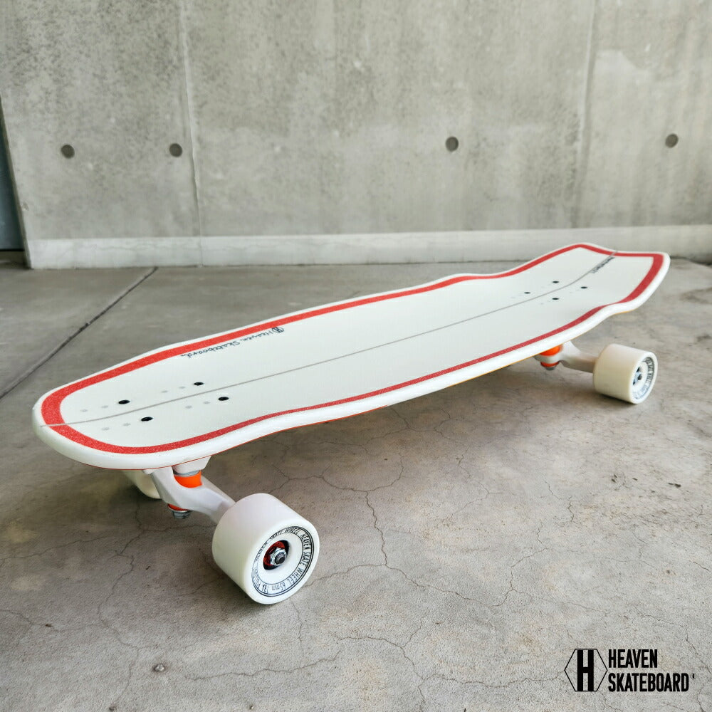 Skateboard Surf Skateboard HEAVEN Manhattan31 Heaven Manhattan 31 Skateboard Surfing Off-training Experience surfing on the street even when there are no waves Quick and sticky turns Perfect for practicing bottom turns and cutbacks