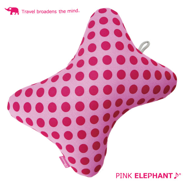 PINK ELEPHANT Pink Elephant<br> Travel cushion color: PNKDOT <br>This will make you feel super relaxed when you're traveling! Of course, it's also great for everyday naps and driving! <br><br>