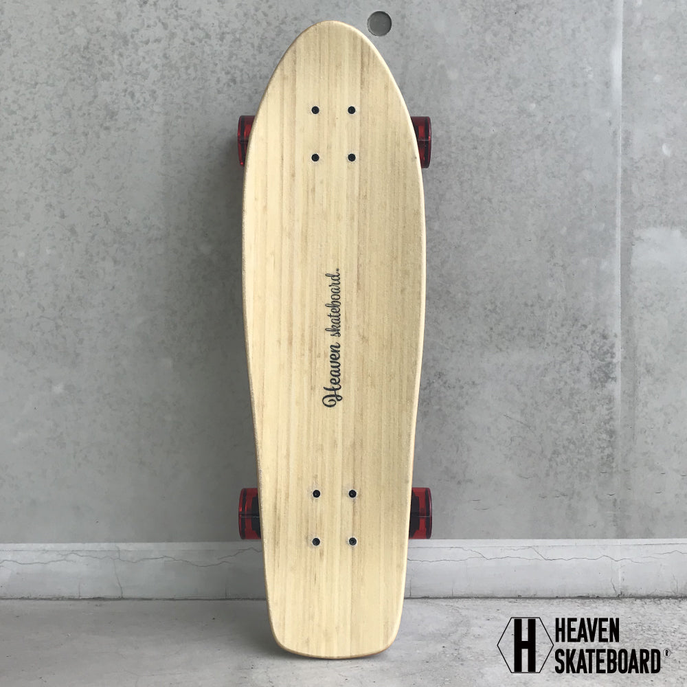 Skateboard Cruiser Skate Cruising Skate HEAVEN RADICAL28 Radical Cruiser 28 inch Heaven Bamboo deck for sharp turns Compact size City riding Surfing Snowboard off-training Professional shop specification Skateboard finished product