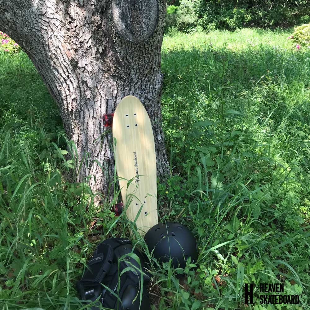 Skateboard Cruiser Skate Cruising Skate HEAVEN RADICAL28 Radical Cruiser 28 inch Heaven Bamboo deck for sharp turns Compact size City riding Surfing Snowboard off-training Professional shop specification Skateboard finished product