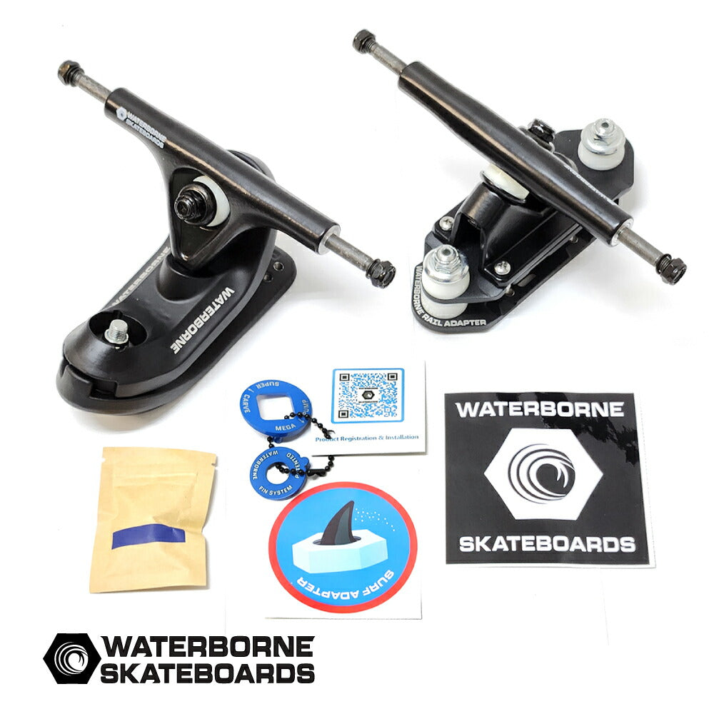 Skateboard Truck Adapter WATERBORNE DREAMPACK SURF TRUCKS Waterborne Dream Pack Surf Truck Magical skateboard parts that allow you to enjoy 3 different patterns with one board Surf skate Long skateboard Surfing Snowboard