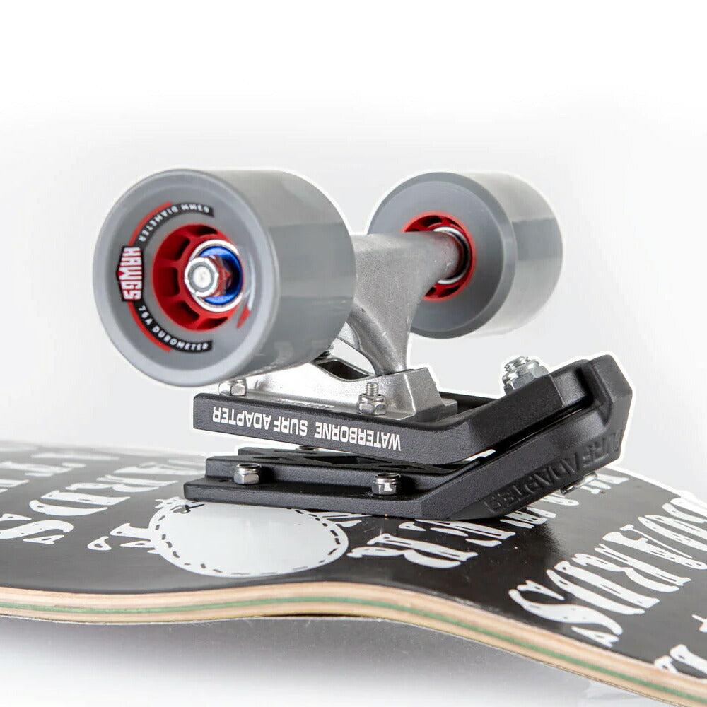 Skateboard Truck Adapter WATERBORNE FIN SYSTEM SURF AND RAIL ADAPTER Waterborne Fin System Surf & Rail Adapter Magical part that allows you to enjoy 3 different patterns with one unit For longboarding and surf skating