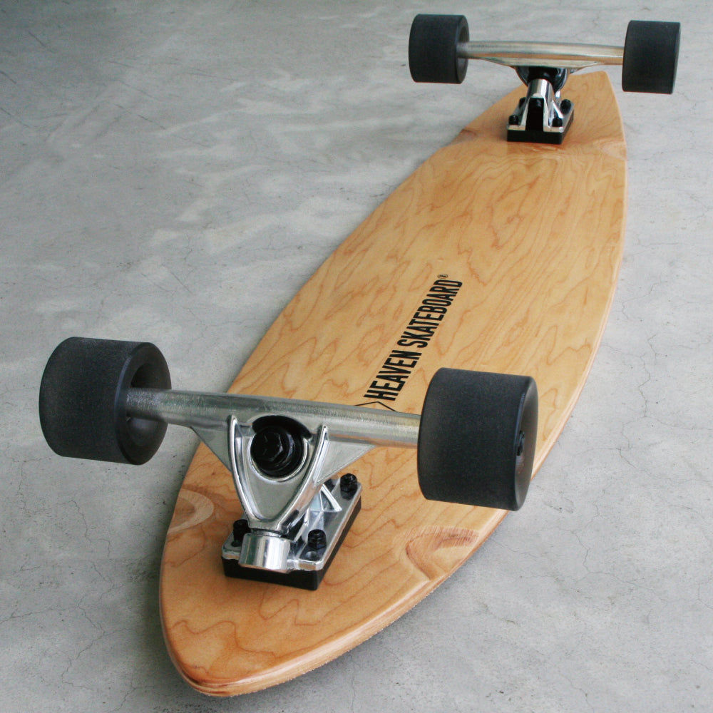 Long skateboard HEAVEN Malibu 39 inches approx. 100.3 x 24.1 cm Surf skate Cruising Slalom! High quality long skateboard Heaven Malibu 39 inches Snowboard surfing off-training Long skateboard Long skate Surf skate Special price for special reasons