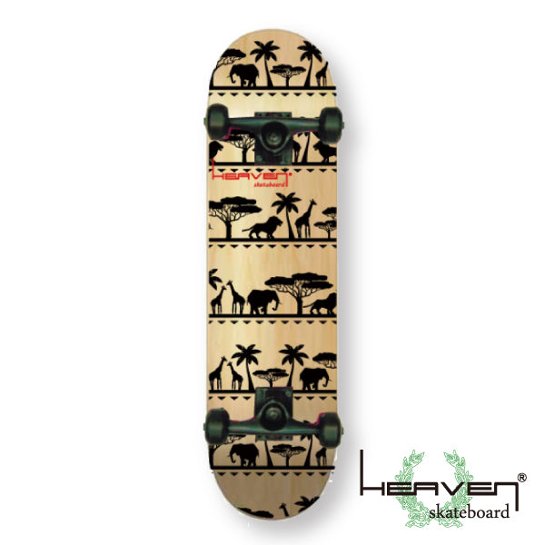 Skateboard Complete Skate<br> HEAVEN SKATE COMPLETE<br> AFRICA 31×8<br> Africa 78.7 x 20.32 cm Heaven Skateboard High Quality Skate Complete Product <br>