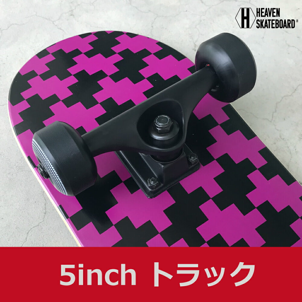 Skateboard Complete<br> 31 x 7.75 inches<br> HEAVEN SKATEBOARD Skateboard Finished Product 100% Canadian Maple High Quality<br> JASA member. Suitable for beginners to advanced users. Popular reprint version of GEOMETORY_P