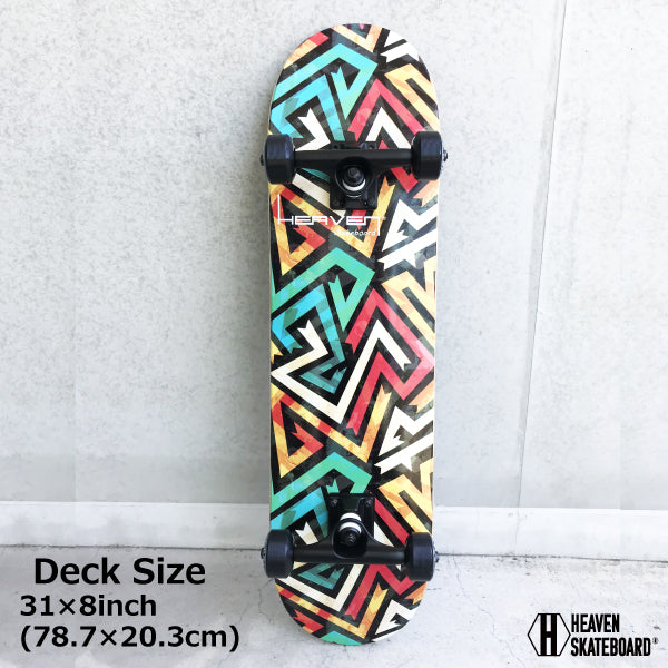 Skateboard Complete<br> Vitamin 31×8 HEAVEN PERFECT SKATE COMPLETE<br> Color: ZIPPY Zippy Most popular high spec model Most popular size High quality Canadian Maple Heaven Skateboard Skateboard Complete Defective