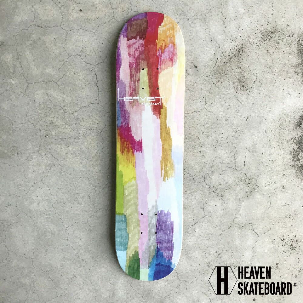 Heaven Skateboard Deck<br> HEAVEN DESIGN DECK Chameleon_Prime5 31×7.625<br> Special Deck Color Sand Deck<br> Skateboard Skateboard Canadian Maple