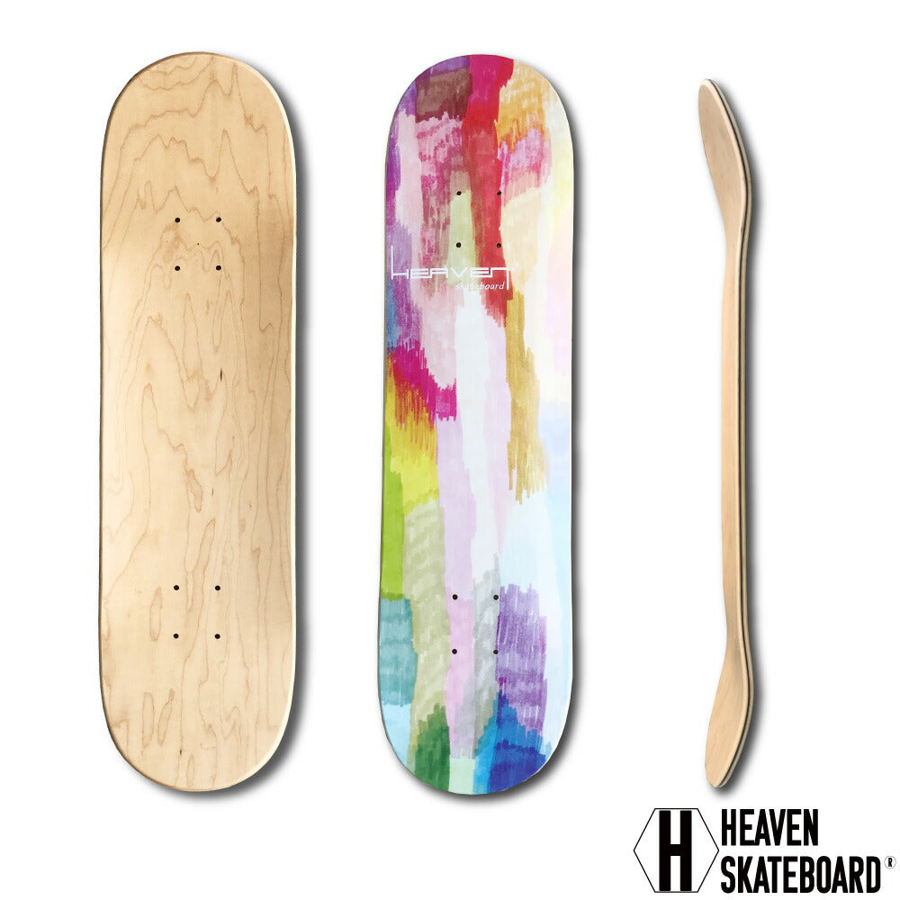 Heaven Skateboard Deck<br> HEAVEN DESIGN DECK Chameleon_Prime5 31×7.625<br> Special Deck Color Sand Deck<br> Skateboard Skateboard Canadian Maple