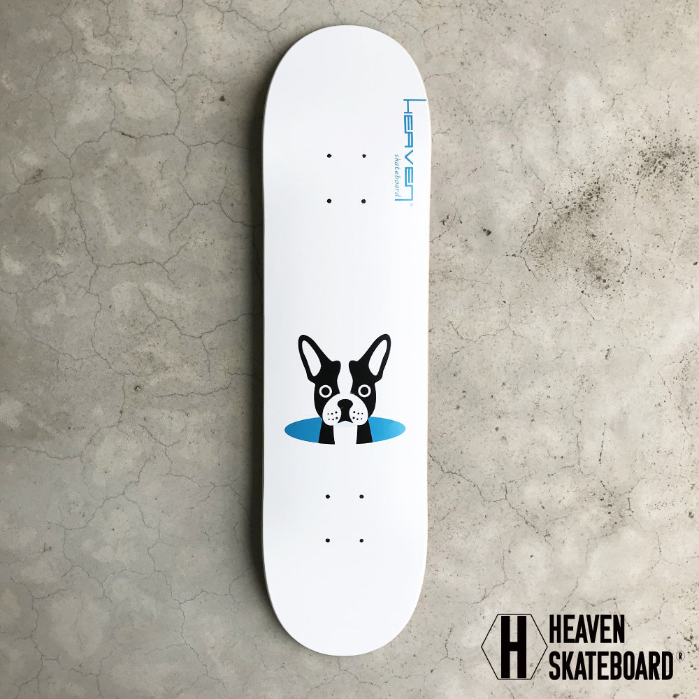 Heaven Skateboard Deck<br> HEAVEN DESIGN DECK Dog Boston 31×8<br> Special Deck Color Sand Deck<br> Skateboard Skateboard Canadian Maple