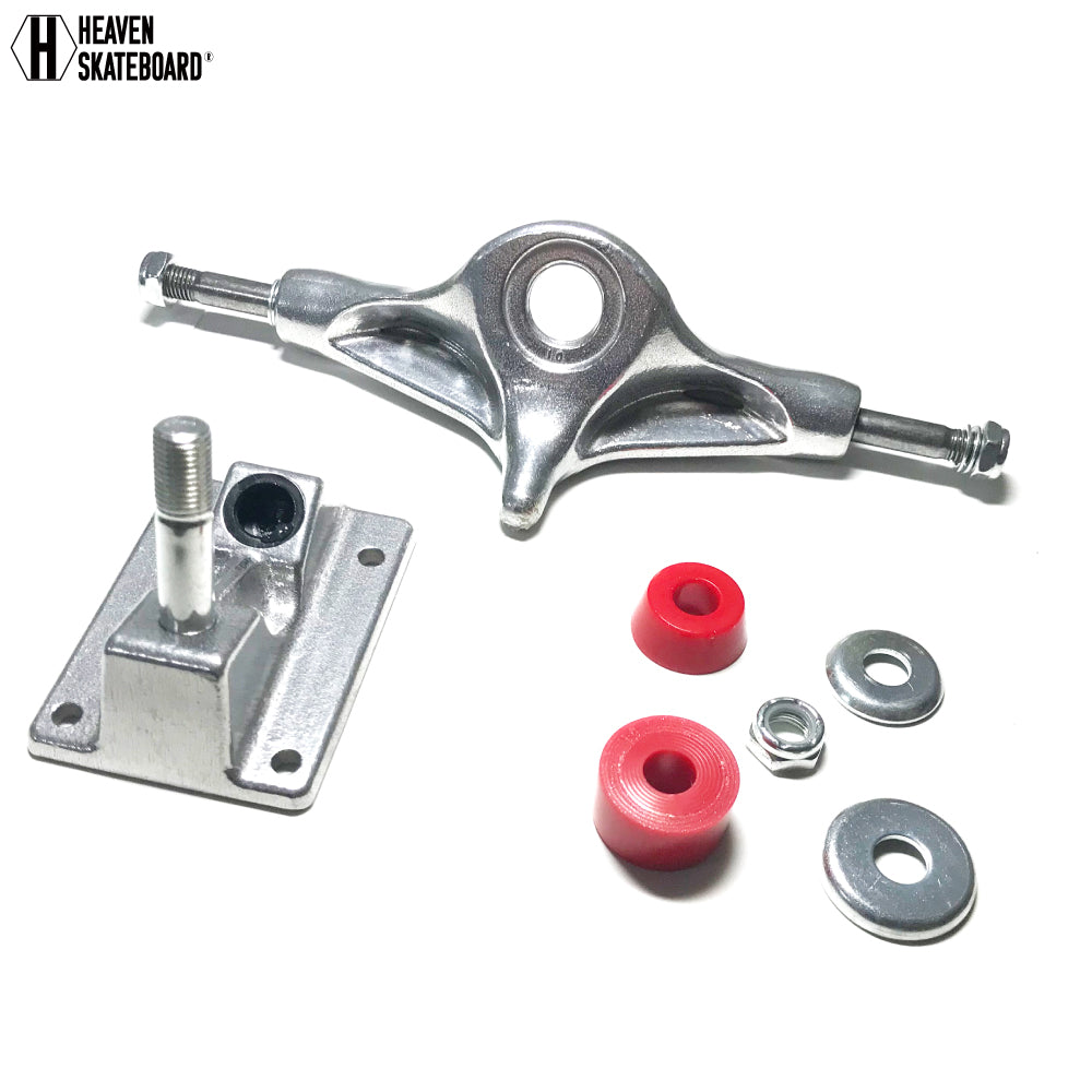 Skateboard Trucks 5.25inch SK8 TRUCK G Silver 5.25inch Ultra Lightweight Strong High Quality Lightweight and Durable Professional Heaven Skateboard SK8 Shortboard Skateboard Assembly