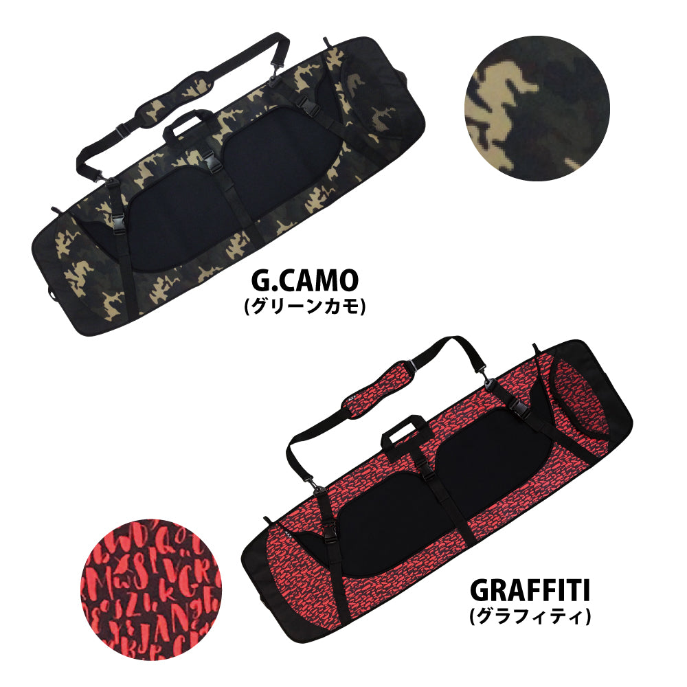 W.S.P.SOLEGUARDAIR2ウェイク用ソールガードAIRエアーMサイズ125?137cmLサイズ136?146cmブラックホワイトカモグリーンカモグラフィティウエイクボードカバーウェイクボードケースソールガード