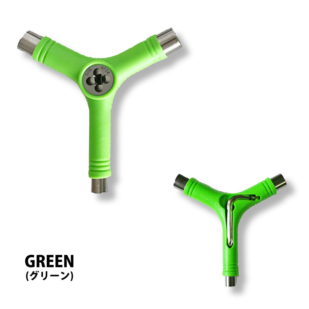 ヘブンマルチスケートボードツールY字ツールHEAVENSKATEBOARDY-TOOL5色展開ブラックブルーオレンジグリーンイエロースケーター必須アイテムマルチツールスケートボードスケボーsk8タップ切りもあるおしゃれ