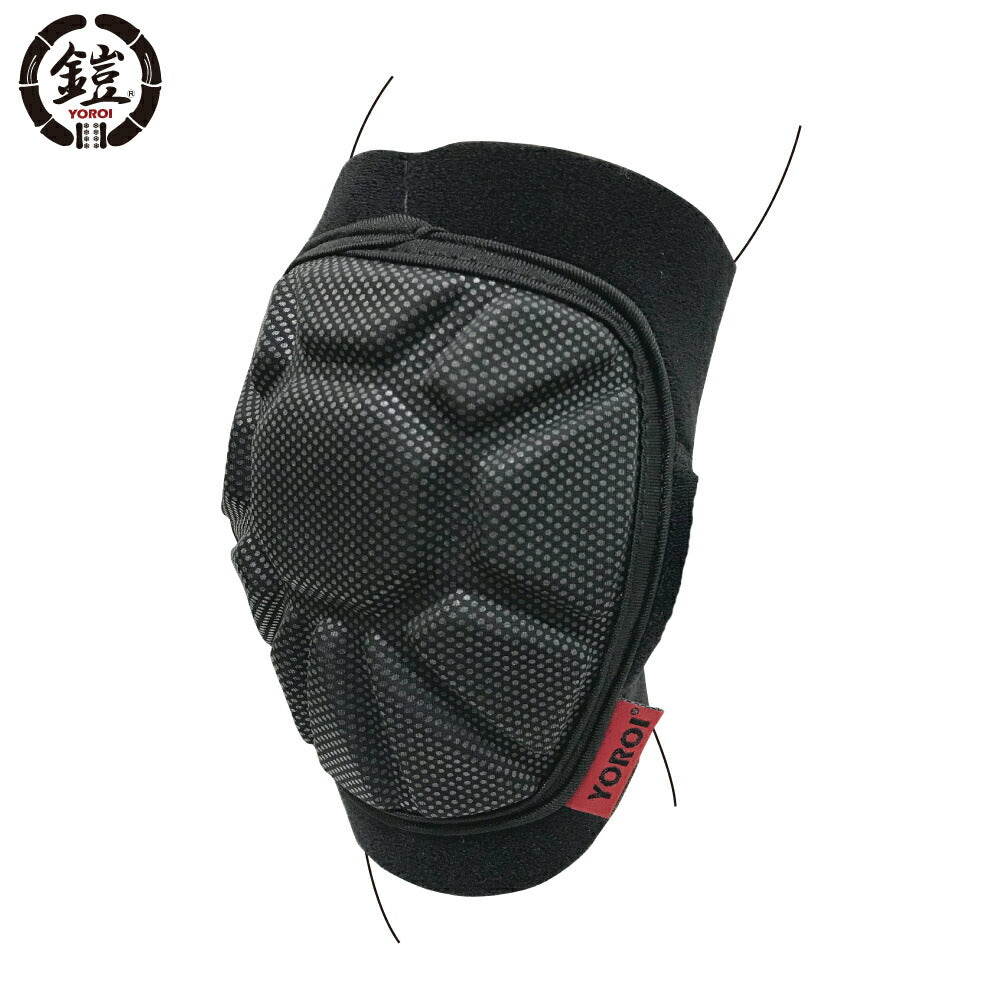 Knee protector, knee support, knee guard, Yoroi KNEE SUPPORT YR073J, YOROI NJ WAKA KNEE AIRLY, Yoroi soft pad, shock absorption, for children, juniors, knee pad, knee pad, snowboard, skateboard, ski, downhill, slalom