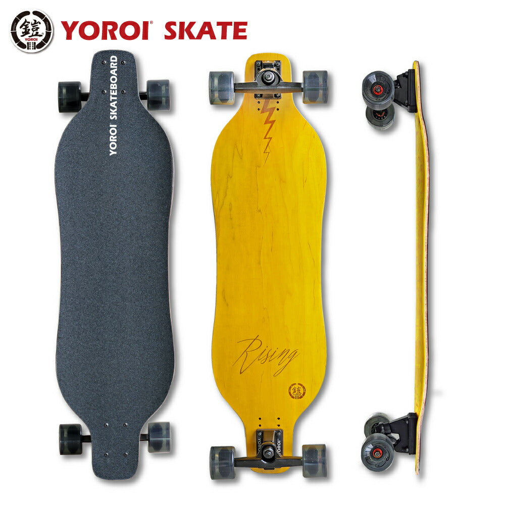 Long skateboard Ronske<br> YOROI SKATEBOARD RISING 36PP<br> 36 inch approx. 91.4 x 25.4 cm Yoroi Skateboard Raijin 36 Raijin Yellow<br> YOROI Up Track Snowboard Off-season Training<br> Carving Skateboard Finished Product