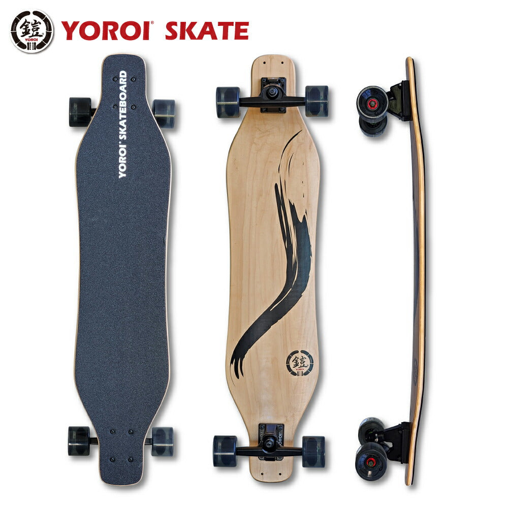 ロングスケートボード<br>YOROI SURF SKATEBOARD RYUII <br>ヨロイ サーフスケートボード リュウII38 PY<br>スノーボード サーフィン ウェイクボード オフトレ トレーニング<br>LADSKATE ロンスケ