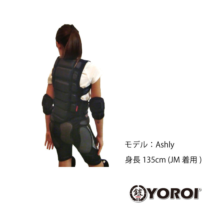 あす楽対応・送料無料YR354YOROIWAKAKID'SPOWERBACKBONEヨロイ鎧キッズバックプロテクタージュニア・キッズ用スノーボードジャケット鎧プロテクタースノボスキー背中腰脊髄子供ジュニアJUNIOR